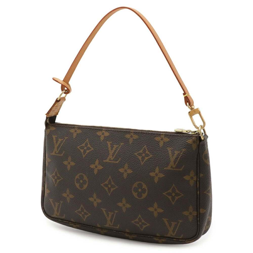 LOUIS VUITTON Brown Monogram Pochette Mini Bag - Picture 3 of 9
